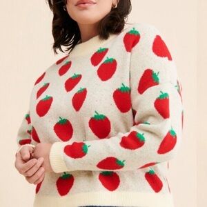 Lisa Says Gah - Ella Strawberry Sweater - Size M L